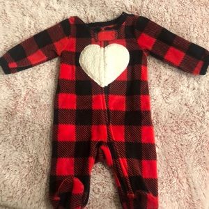 Fleece Zip-up one piece